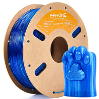 TPU ad alta velocità Filamento, 1,75 mm±0,03 mm (1 kg) - High speed-transparent blue-1KG