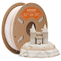 PLA+ ad alta velocità Filamento - 1,75 mm±0,03 mm (1 kg) - High Speed Rainbow-Stone (Brown & Khaki & White)