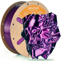 PLA Silk ad alta velocità bicolore Filamento - 1,75 mm±0,03 mm (1 kg) - High Speed-Purple&Black