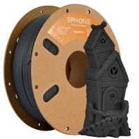 PLA  di legno Filamento - 1,75 mm±0,03 mm (1 kg) - Charcoal ash