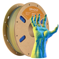 (Pre-Sale)PLA Matte Dual-Color Filament，1kg (MOQ:20 Rolls,Mixable) - Blue&Yellow