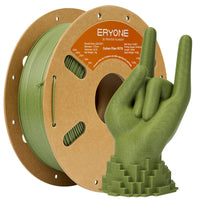 PETG e PETG in fibra di carbonio  Filamento  - 1,75 mm±0,03 mm (1 kg) - Carbon fiber - Grass green