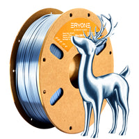 (Pre-sale)PLA All Series Filament，1kg (MOQ:20 Rolls,Mixable) - Ultra Silk-Silver