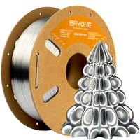 PLA Ultra Silk Filamento - 1,75 mm±0,03 mm (1 kg) - Silver
