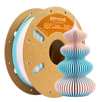 PLA opaco ad alta velocità bicolore Filamento - 1,75 mm±0,03 mm (1 kg) - High-speed matte gradient multi-color-Marshmallow (Blue & Pink)