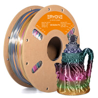 (Pre-sale)PLA All Series Filament，1kg (MOQ:20 Rolls,Mixable) - Metal Silk Rainbow PLA