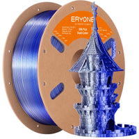 PLA Silk ad alta velocità bicolore Filamento - 1,75 mm±0,03 mm (1 kg) - High Speed-Midnight Blue&Silver