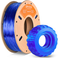 TPU Filament - 1.75mm±0.03mm (0.5kg & 1kg) - Transparent blue