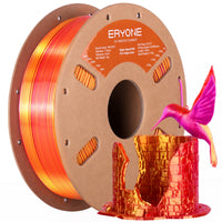 PLA Silk ad alta velocità a tre colori Filamento - 1,75 mm±0,03 mm (1 kg) - High Speed-Red&Purple&Gold