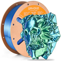 PLA Silk ad alta velocità bicolore Filamento - 1,75 mm±0,03 mm (1 kg) - High Speed-Blue&Green