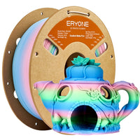 PLA Matte Gradient Dual-Color Filament - 1.75mm±0.03mm (1kg) - Gradient - Pink & Green & Blue