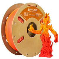PLA Matte Gradient Dual-Color Filament - 1.75mm±0.03mm (1kg) - Gradient - Red & Yellow