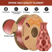 (Pre-sale)PLA All Series Filament，1kg (MOQ:20 Rolls,Mixable) - SILK-COPPER