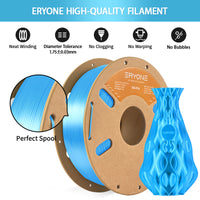 PLA di seta Filamento - 1,75 mm±0,03 mm (1 kg) - Blue