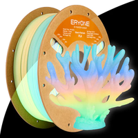 PLA Green Grow in the dark Filamento - 1,75 mm±0,03 mm (1 kg) - Luminous Neon Rainbow