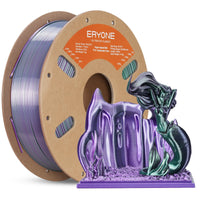 PLA Silk quadruplo ad alta velocità Filamento  - 1,75 mm±0,03 mm (1 kg) - Royal Essence (Black & Purple & Silver & Dark Green)