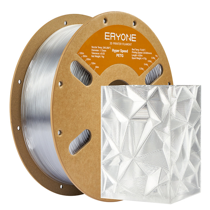 ERYONE High Speed PETG Filament, 1.75mm ±0.03mm Filament for 3D Printer, 1KG(2.2LBS)/ Spool