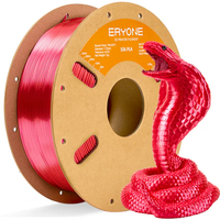 PLA di seta Filamento - 1,75 mm±0,03 mm (1 kg) - Metallic Ceramic Red