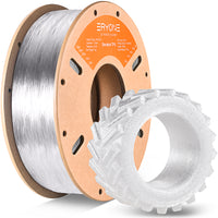 TPU Filament - 1.75mm±0.03mm (0.5kg & 1kg) - Transparent-1kg