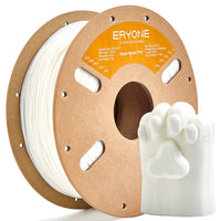 TPU ad alta velocità Filamento, 1,75 mm±0,03 mm (1 kg) - High speed-solid white-1KG
