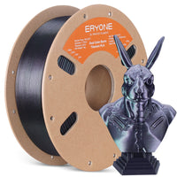 PLA Burnt Titanium Dual-Color Filament - 1.75mm±0.03mm (1kg) - Green & Rose Red