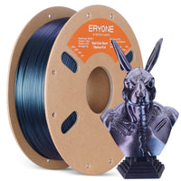 PLA Burnt Titanium Dual-Color Filament - 1.75mm±0.03mm (1kg) - Blue & Rose Red