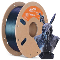 PLA Burnt Titanium Dual-Color Filament - 1.75mm±0.03mm (1kg) - Black & Blue
