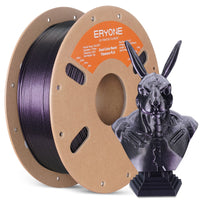 PLA Burnt Titanium Dual-Color Filament - 1.75mm±0.03mm (1kg) - Black & Rose Red