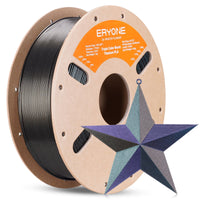 PLA Burnt Titanium Triple Color Filament - 1.75mm±0.03mm (1kg) - Purple Blue & Gold & Green