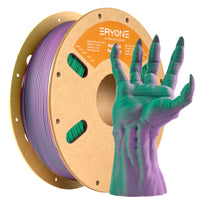 PLA Matte Gradient Dual-Color Filament - 1.75mm±0.03mm (1kg) - Purple&Green