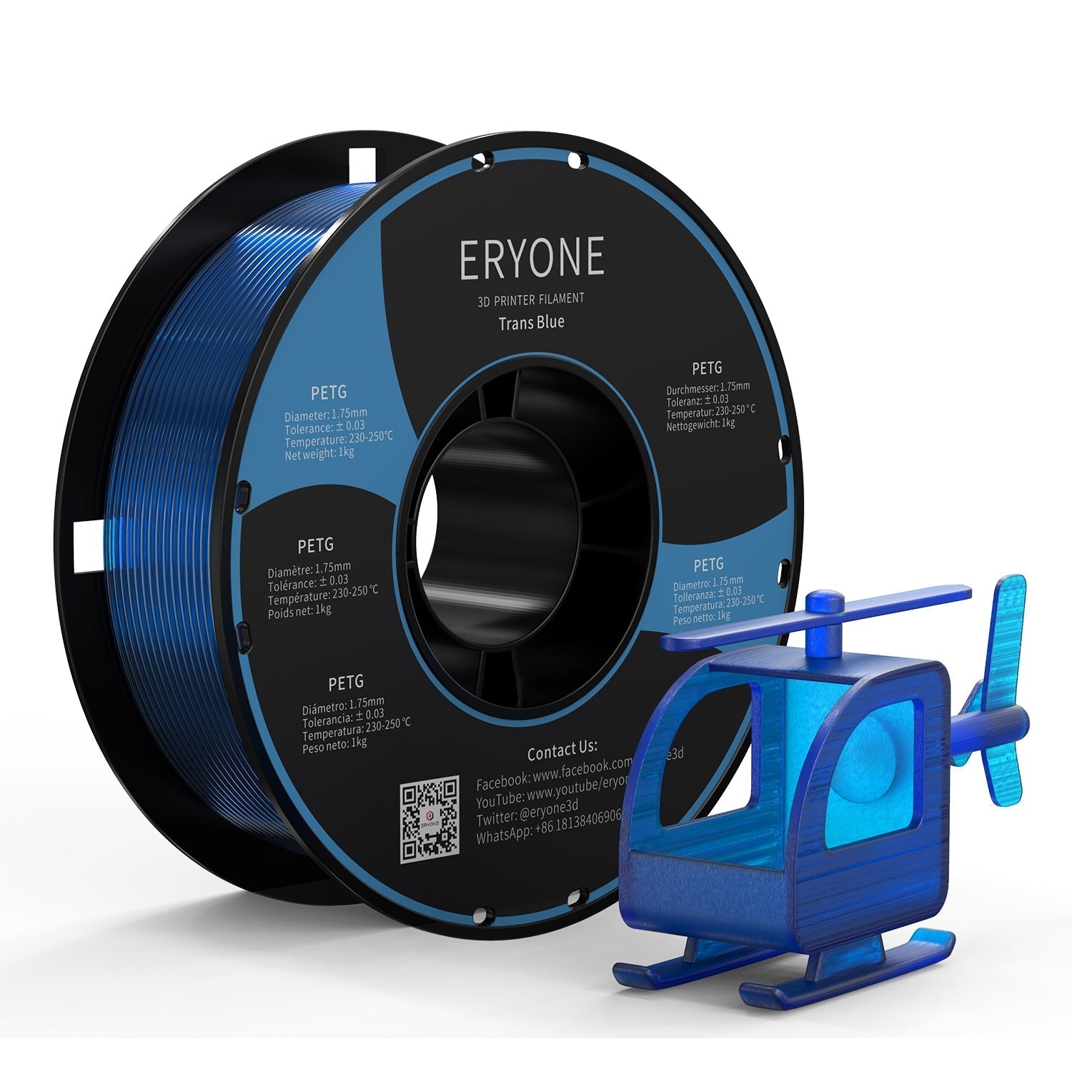 ERYONE filament +FREE SHIPPING(can mix filament,MOQ 10 rolls)