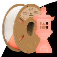 PLA Green Grow in the dark Filamento - 1,75 mm±0,03 mm (1 kg) - Orange -red