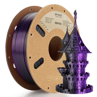 (Pre-sale)PLA All Series Filament，1kg (MOQ:20 Rolls,Mixable) - Silk Dual-Color-Black&Purple