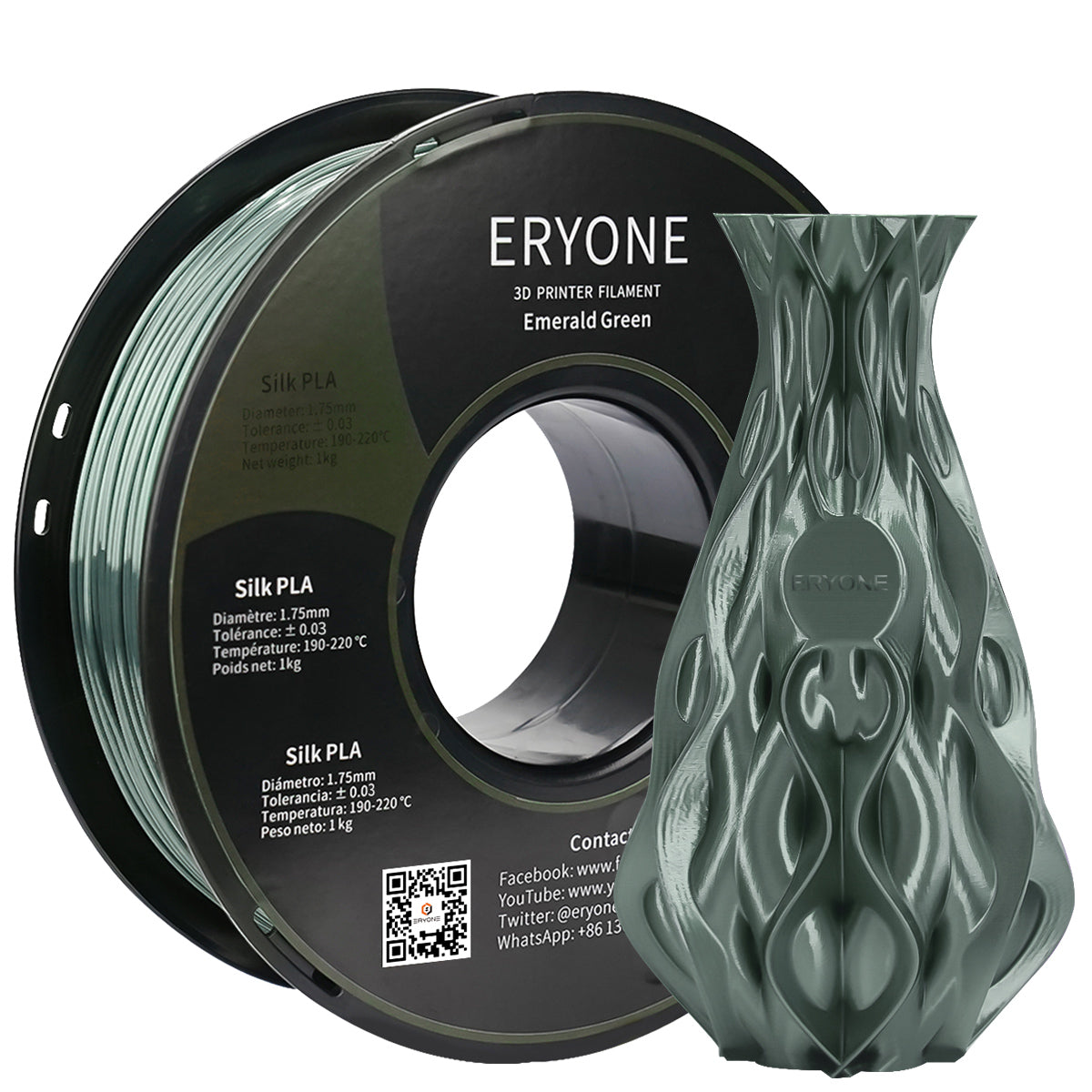 ERYONE filament +FREE SHIPPING(can mix filament,MOQ 10 rolls)