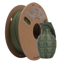 (Pre-sale)PLA All Series Filament，1kg (MOQ:20 Rolls,Mixable) - Matte-ARMY GREEN